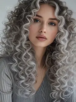 Curly hair