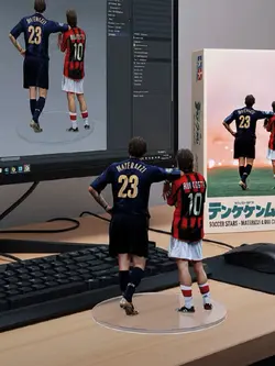 miniatur pemain bola