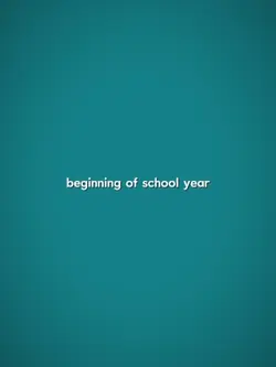 end of school year
