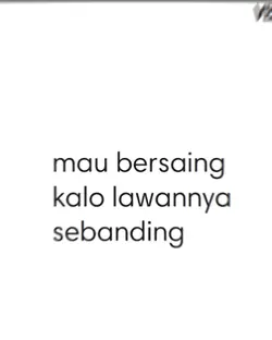 lawanya sebanding 