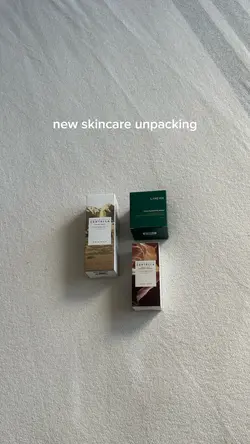 skincare unpack asmr