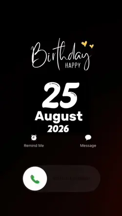 Hbd 25 August 2026