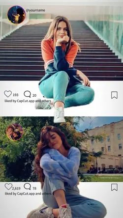 Instagram layout 