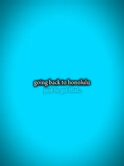 going back