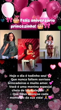 parabéns princesa 