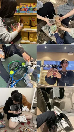 cewe menikmati hidup