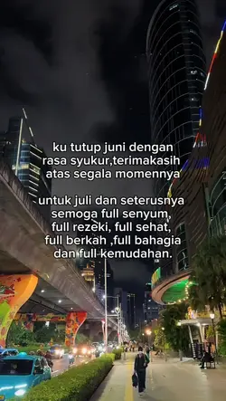 ku tutup juni dengan