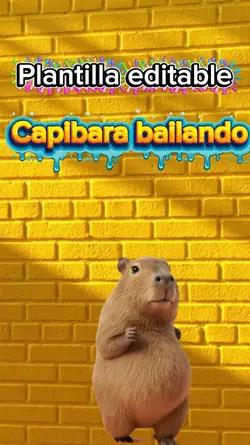capibara bailando 
