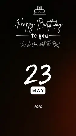MAY 23th BIRTHDAYS