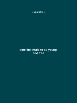 Don't be afraid
