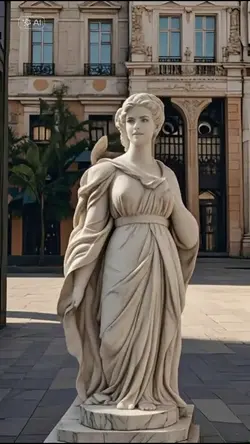 Goddess style statue