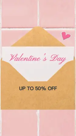 C2B Valentine's Day Travel Minimalist Pink TikTok Reels Business Templates