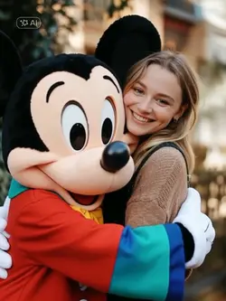 Hug With MickeyMouse