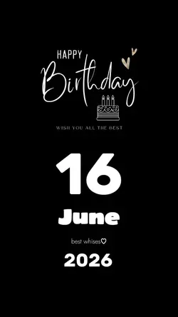 Hbd 16 June 2026