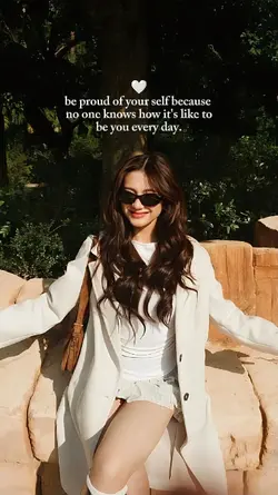 be proud of your sel