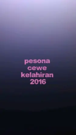 pesona cewe 2016