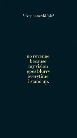 no revenge