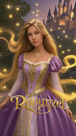 Me as a rapunzel