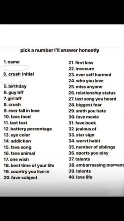 I’m bored so..