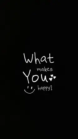 What makes you happy