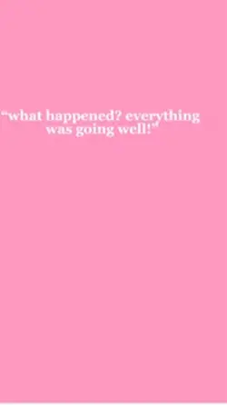 it all fell down.