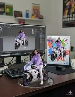 Motor figurine