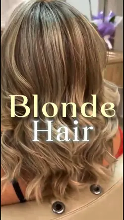Blonde hair salão