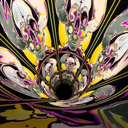 Psychedelic wormhole