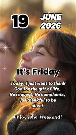it's Friday