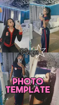 4 photo template 