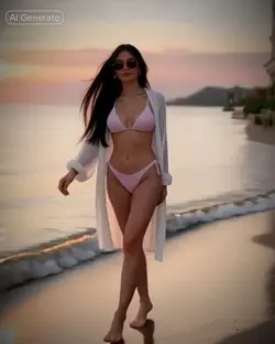 AI Beach Slowmo