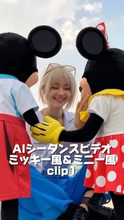 ミッキー風&ミニー風