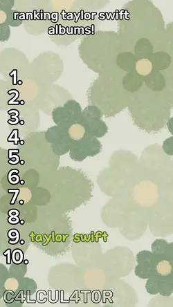 ranking ts albums 