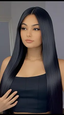 Efeito cabelo liso 