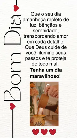 Bom dia!