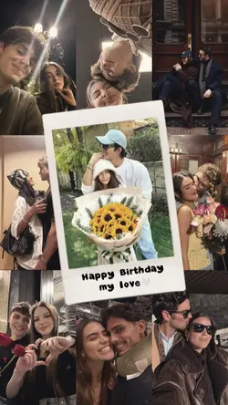 Birthday couple