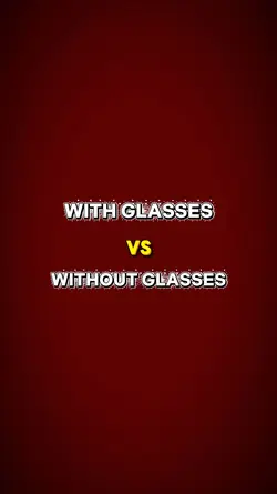 with glasses