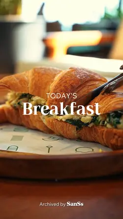 Today breakfast