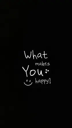 What makes you happy
