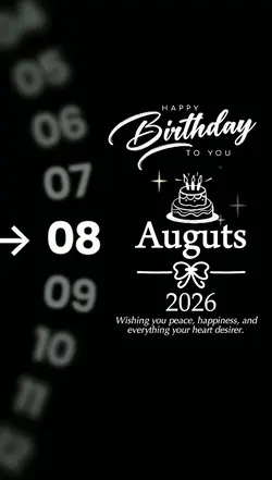Birthday 08 auguts