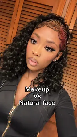 Makeup vs natural 