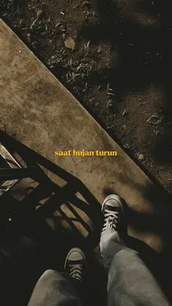 saat hujan turun 
