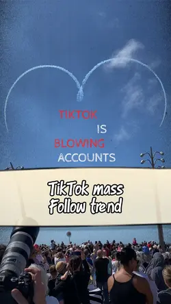TikTok mass follow
