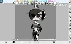 그림체 다른 느낌으로 도전해봄