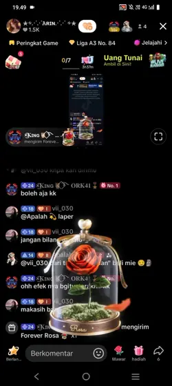 Template gift tiktok
