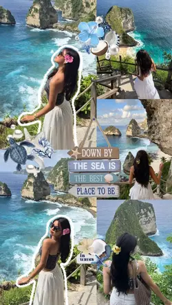 Beach collage