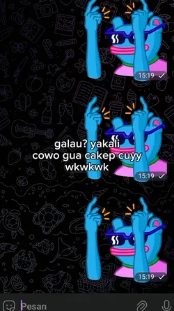 stiker gerak