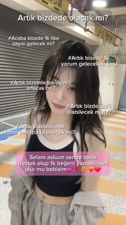1k beğeni