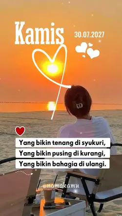 Kamis,30/07/2026