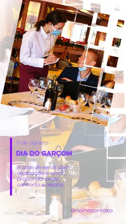 DIA DO GARÇOM SERVIR